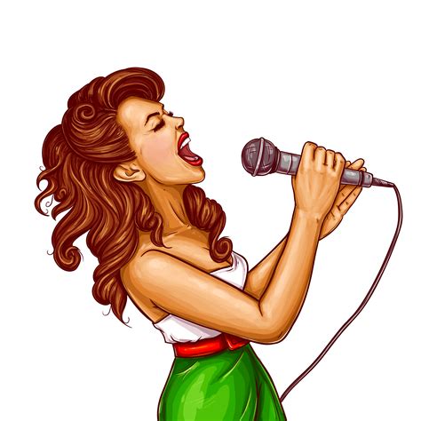 singer clip art